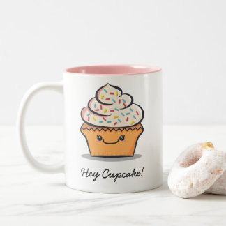 Mok voor persoonlijke cute cupcake