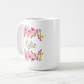 Mok voor persoonlijke naam | Aangepaste cadeaus vo (Voorkant links)