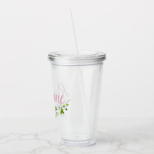 Mok voor persoonlijke naam acryl drinkbeker (Links)