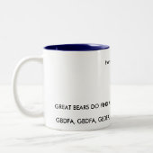 Mok voor Piano-Beren voor pianostudenten (Links)