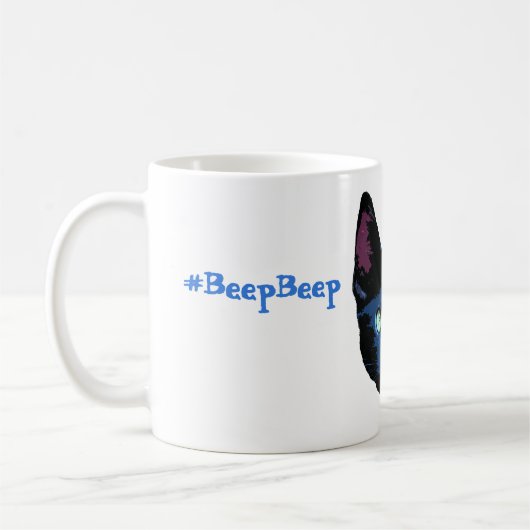 Mok voor pieppieper BONK Kitten Cat (Links)