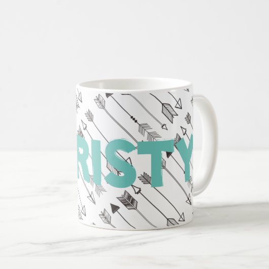 mok voor pijlkoffie (Voorkant rechts)