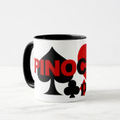Mok voor Pinochle Player (Voorkant links)