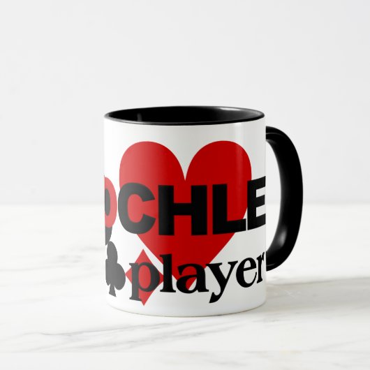 Mok voor Pinochle Player (Voorkant rechts)