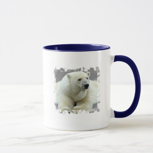 Mok voor poolBeren keramische koffie (Rechts)