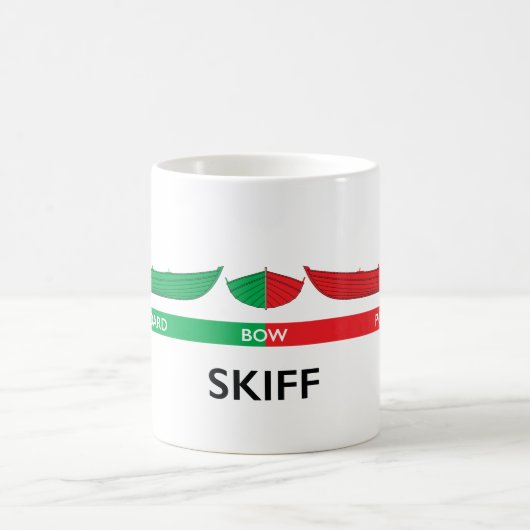 Mok voor poortStarboard Skiff Rowing (Center)