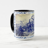 Mok voor Portugese volkskunst (Voorkant links)