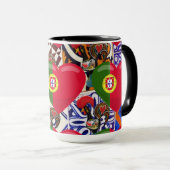 Mok voor Portugese volkskunst (Voorkant rechts)