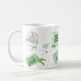 Mok voor positieve bevestiging