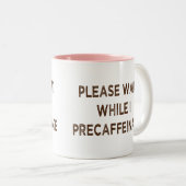 Mok voor prekaffeinen (Voorkant rechts)