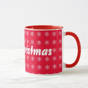 Mok voor prettige kerstcombinatie