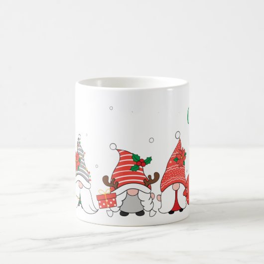 Mok voor prettige kerstSanta Gnomes (Center)
