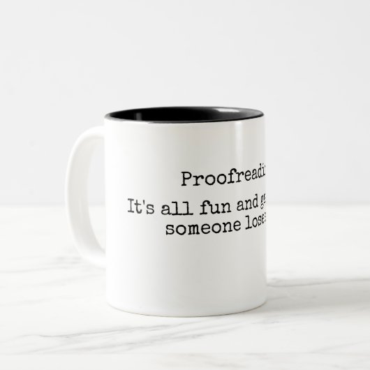 Mok voor proeflezen (Voorkant links)