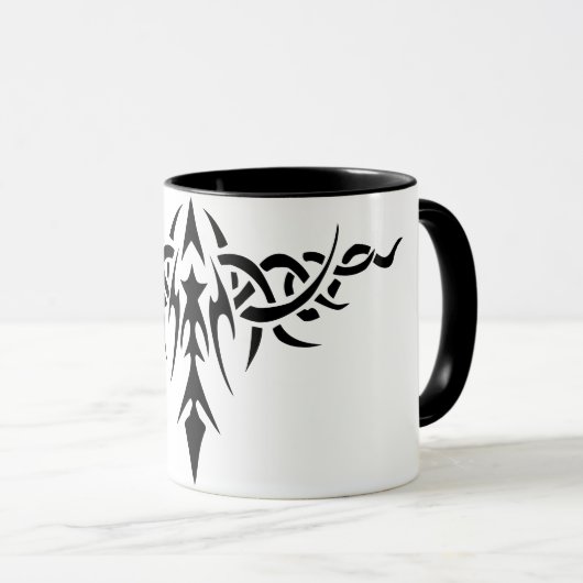 Mok voor proefontwerp van Tattoo (Voorkant rechts)