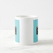 Mok voor programmamakers of coderingskoffie in ver (Center)