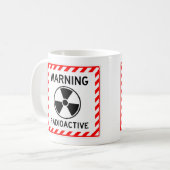 Mok voor RADIOACTIEF gebarentaal gebarentaal zeer (Voorkant links)