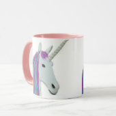 Mok voor regenboogpasta Unicorn Coffee (Voorkant links)