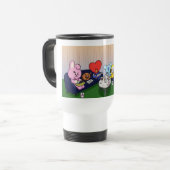 Mok voor reizen/reizen, 15 oz (Voorkant links)