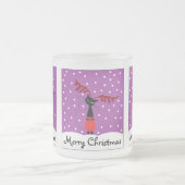 Mok voor rendierkat met kerst van glas (Center)