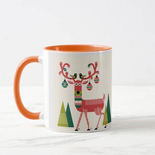 Mok voor rendierkerstkoffie (Links)