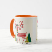 Mok voor rendierkerstkoffie (Voorkant links)