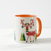 Mok voor rendierkerstkoffie (Voorkant rechts)