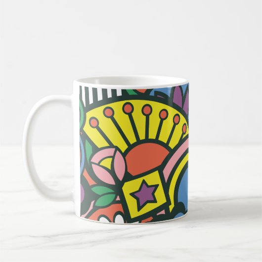 Mok voor retro Rise en Shine (Links)