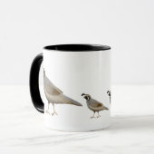 Mok voor Ringer voor de kwartelfamilie (Voorkant links)