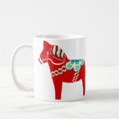 Mok voor rode en blauwe Dala Horse Coffee (Links)