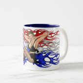 Mok voor rode, witte en blauwe glorie (Voorkant rechts)