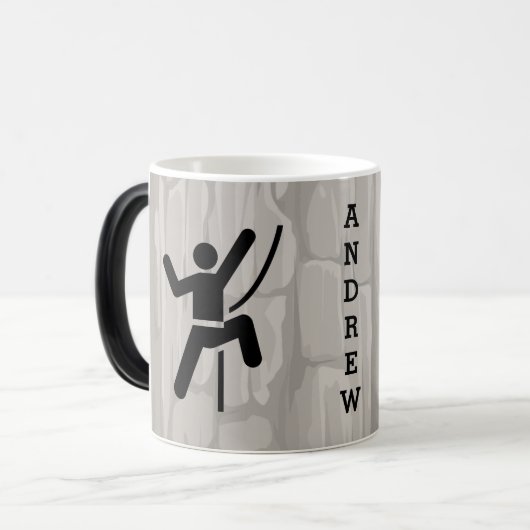 Mok voor rotsclimberontwerp (Voorkant links)