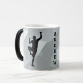 Mok voor rotsclimberontwerp (Voorkant links)