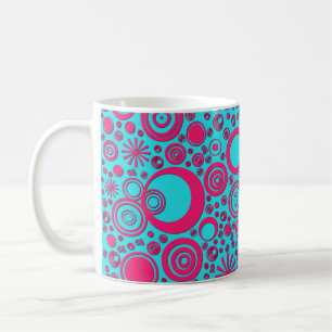 Mok voor roze en ongevaarlijke koffie