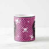 Mok voor roze en zwart gesnoeid (Center)