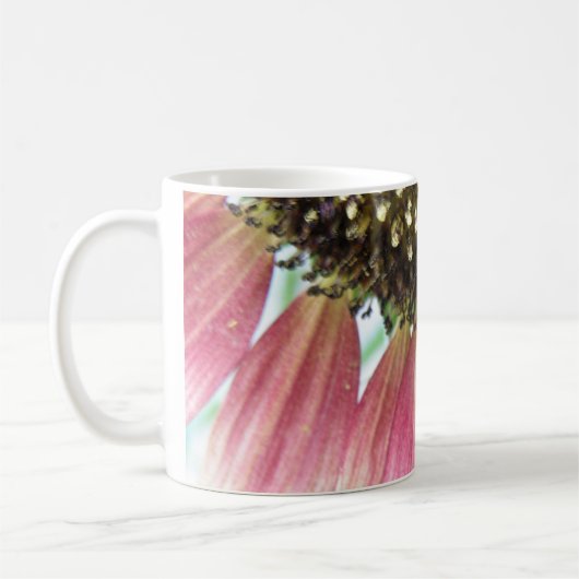 Mok voor roze zonnebloemen (Links)