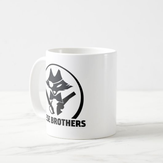 Mok voor ruimtevos-koffie (Voorkant links)