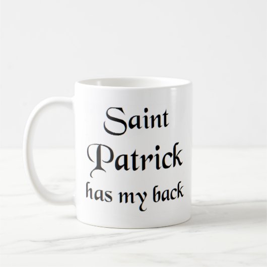 mok voor saint patrick koffie (Links)