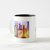 Mok voor schaakspel (Voorkant links)