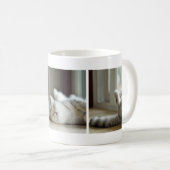 Mok voor schattige tired Kitty Cat Lovers' Photo C (Voorkant rechts)