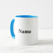 Mok voor schilders van het zwarte of Afrikaanse Am (Voorkant links)