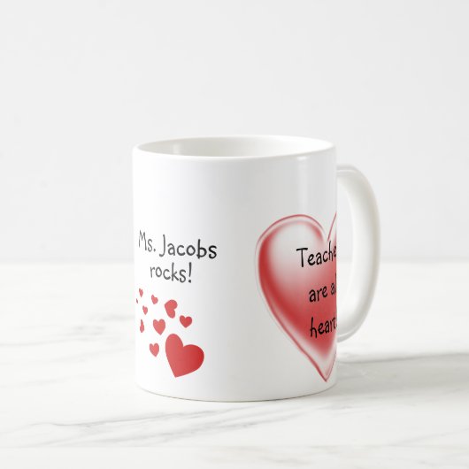 Mok voor schoolcadeau (Voorkant rechts)