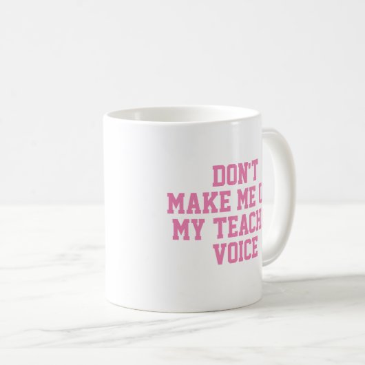 Mok voor schoolcadeau | Funny Quote Slogan Mok | S (Voorkant rechts)