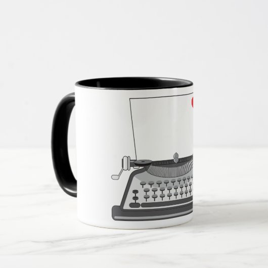 Mok voor  schrijfmachines (Voorkant links)