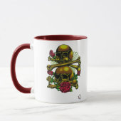 Mok voor Skulls, Webs en Rozen (Links)