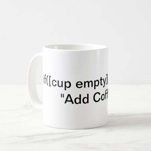 Mok voor Smartsheet Formula Coffee (Voorkant links)