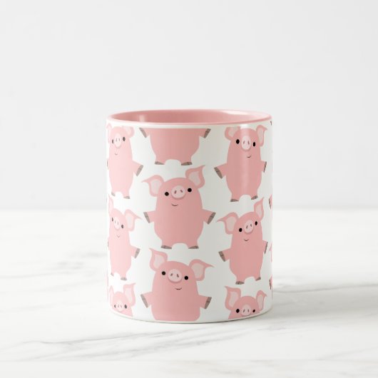 Mok voor snelle Cartoon Varkens (Center)