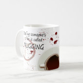 Mok voor snoepgoed, Mok met cadeau (Voorkant links)