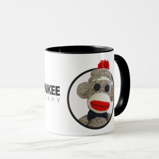 Mok voor Sock Monkee Therapy Circle (Voorkant rechts)