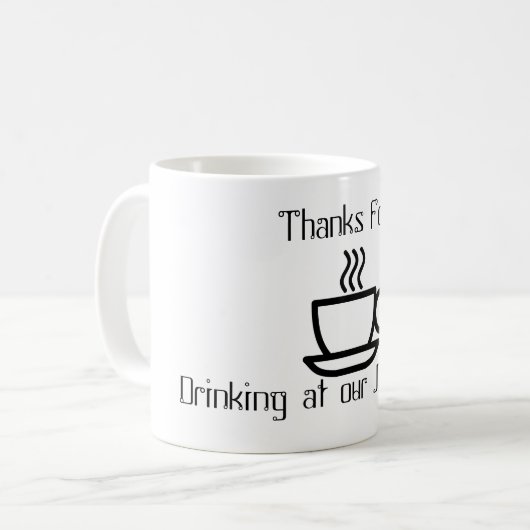 Mok voor stoomkoffie (Voorkant links)