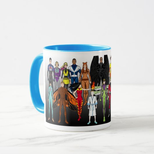 Mok voor studenten van de Hero Academy (Voorkant links)